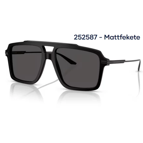 DOLCE&GABBANA DG4477 252587 - Mattfekete NAPSZEMÜVEG  
