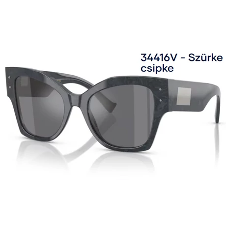 DOLCE&GABBANA DG4478 34416V - Szürke csipke NAPSZEMÜVEG 