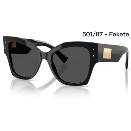 DOLCE&GABBANA DG4478 501/87 - Fekete NAPSZEMÜVEG 