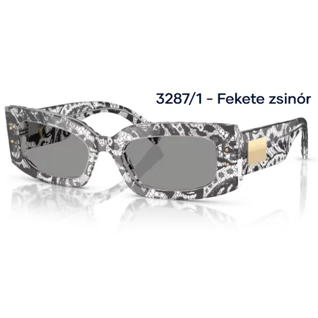 DOLCE&GABBANA DG4479 3287/1 - Fekete zsinór NAPSZEMÜVEG 