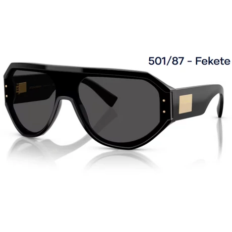 DOLCE&GABBANA DG4481 501/87 - Fekete NAPSZEMÜVEG 