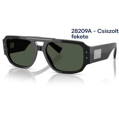 DOLCE&GABBANA DG4482 28209A - Csiszolt fekete NAPSZEMÜVEG 