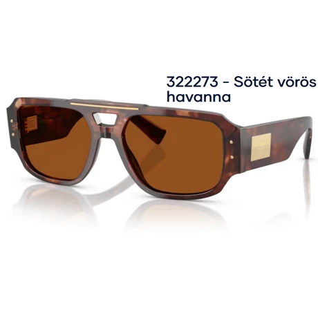 DOLCE&GABBANA DG4482 322273 - Sötét vörös havanna NAPSZEMÜVEG 