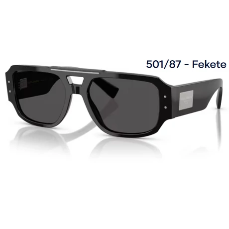 DOLCE&GABBANA DG4482 501/87 - Fekete NAPSZEMÜVEG 