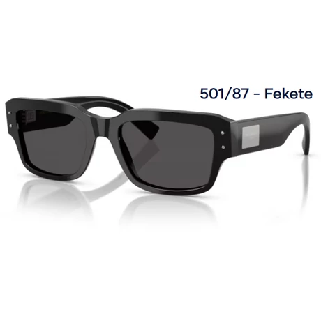 DOLCE&GABBANA DG4483 501/87 - Fekete NAPSZEMÜVEG 