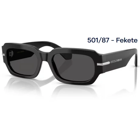 DOLCE&GABBANA DG4485 501/87 - Fekete NAPSZEMÜVEG 