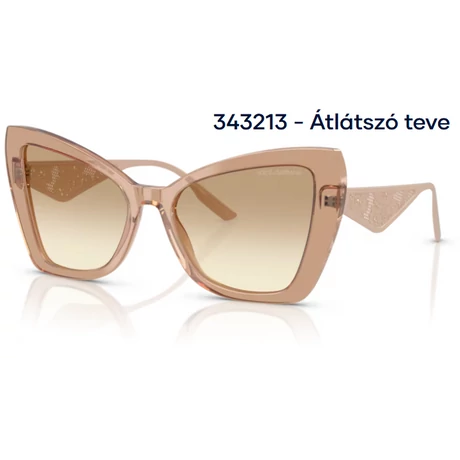 DOLCE&GABBANA DG4489 343213 - Átlátszó teve NAPSZEMÜVEG 