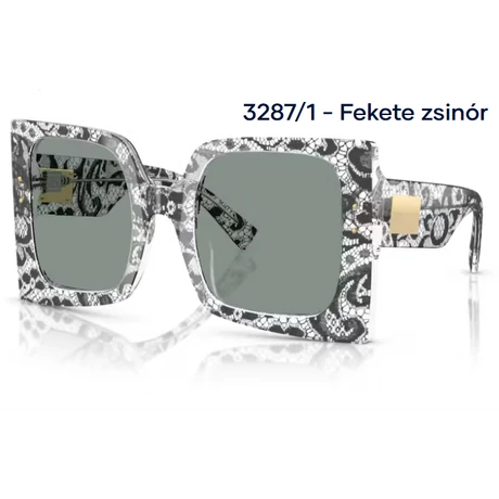 DOLCE&GABBANA DG4490 3287/1 - Fekete zsinór NAPSZEMÜVEG 