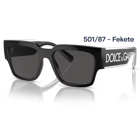 DOLCE&GABBANA DG6184 501/87 - Fekete NAPSZEMÜVEG 