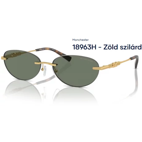 MICHAEL KORS MK1151 MANCHESTER 18963H - Zöld szilárd NAPSZEMÜVEG