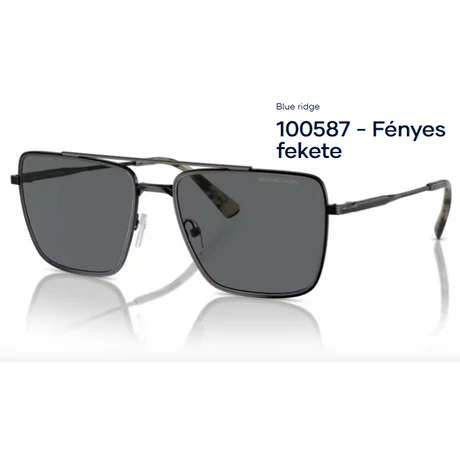 MICHAEL KORS MK1154 BLUE RIDGE 100587 - Fényes fekete NAPSZEMÜVEG