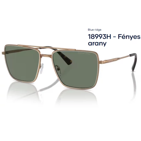 MICHAEL KORS MK1154 BLUE RIDGE 18993H - Fényes arany NAPSZEMÜVEG