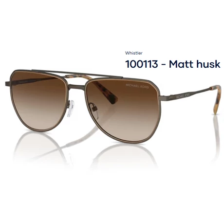 MICHAEL KORS MK1155 WHISTLER 100113 - Matt husk NAPSZEMÜVEG