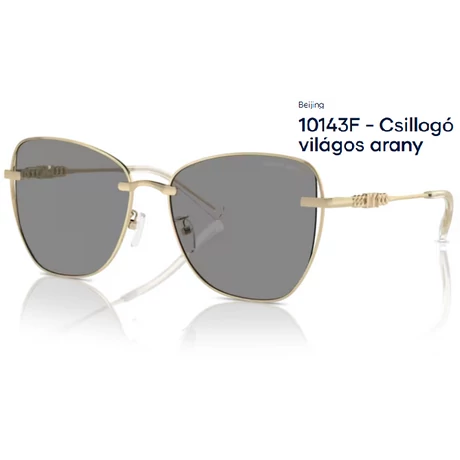 MICHAEL KORS MK1158 BEIJING 10143F - Csillogó világos arany NAPSZEMÜVEG