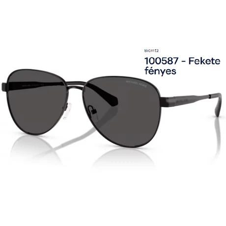 Michael Kors Biarritz MK1160 100587 - Fekete fényes NAPSZEMÜVEG