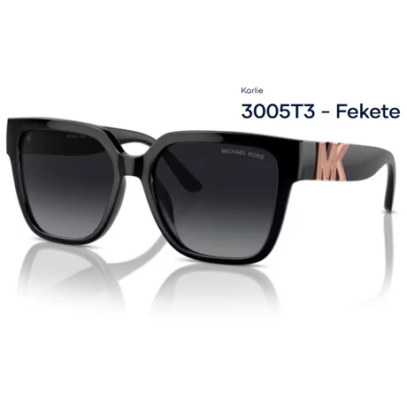 MICHAEL KORS MK2170U KARLIE 3005T3 - Fekete NAPSZEMÜVEG