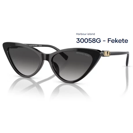 MICHAEL KORS MK2195 HARBOUR ISLAND 30058G - Fekete NAPSZEMÜVEG