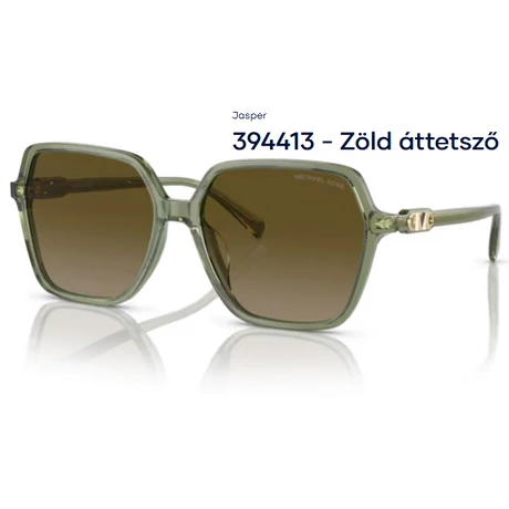 MICHAEL KORS MK2196U JASPER 394413 - Zöld áttetsző NAPSZEMÜVEG