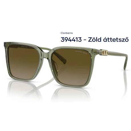 MICHAEL KORS MK2197U CANBERRA 394413 - Zöld áttetsző NAPSZEMÜVEG