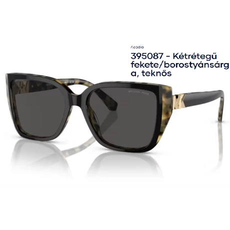Michael Kors ACADIA MK2199 395087 - Kétrétegű fekete/borostyánsárga, teknős NAPSZEMÜVEG