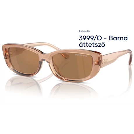 MICHAEL KORS MK2210U ASHEVILLE 3999/O - Barna áttetsző NAPSZEMÜVEG 