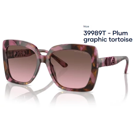 MICHAEL KORS MK2213 NICE 39989T - Plum graphic tortoise NAPSZEMÜVEG