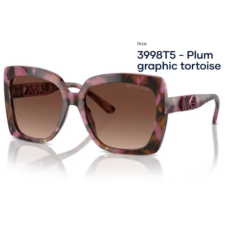 MICHAEL KORS MK2213 NICE 3998T5 - Plum graphic tortoise NAPSZEMÜVEG