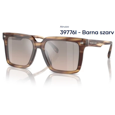MICHAEL KORS MK2217U ABRUZZO 39776I - Barna szarv NAPSZEMÜVEG