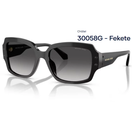 Michael Kors MK2233B CHÂTEL 30058G - Fekete NAPSZEMÜVEG