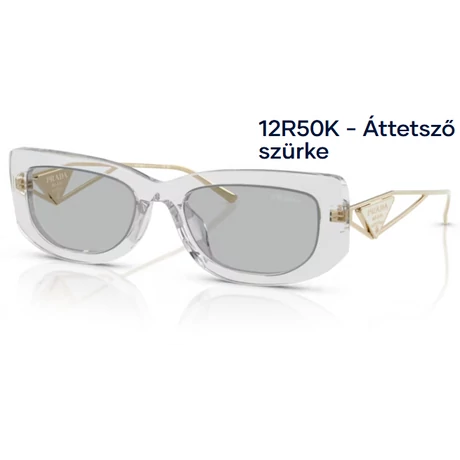 PRADA PR14YS 12R50K - Áttetsző szürke NAPSZEMÜVEG 