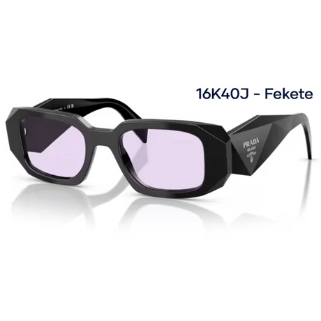 PRADA PR17WS 16K40J - Fekete NAPSZEMÜVEG 
