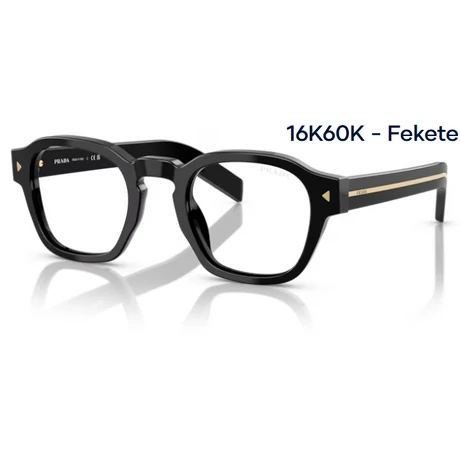 PRADA PR A16S 16K60K - Fekete NAPSZEMÜVEG 