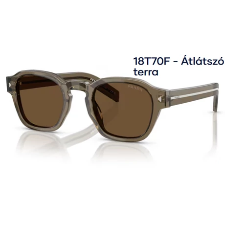 PRADA PR A16S 18T70F - Átlátszó terra NAPSZEMÜVEG 