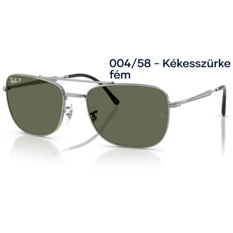 Ray-Ban RB3755 004/58 - Kékesszürke fém napszemüveg