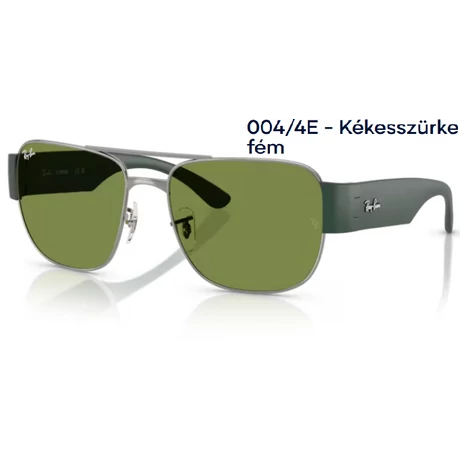 Ray-Ban RB3756 004/4E - Kékesszürke fém napszemüveg