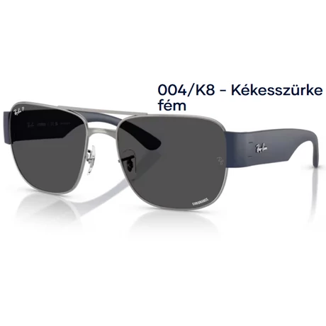 Ray-Ban RB3756CH 004/K8 - Kékesszürke fém polarizált napszemüveg