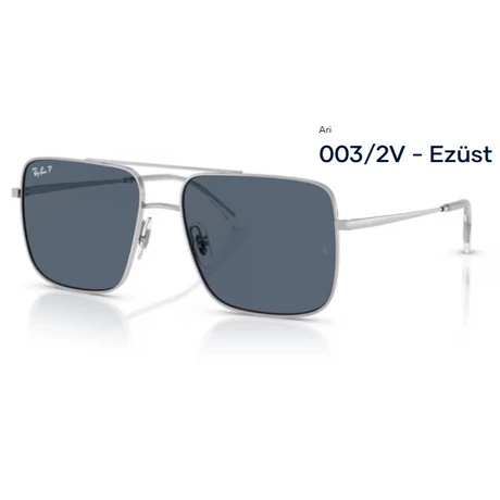 RAY-BAN ARI RB3758 003/2V - Ezüst napszemüveg