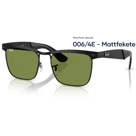 RAY-BAN RB3875 Wayfarer deluxe 006/4E - Mattfekete napszemüveg RAY-BAN RB3875 Wayfarer deluxe 006/4E - Mattfekete napszemüveg
