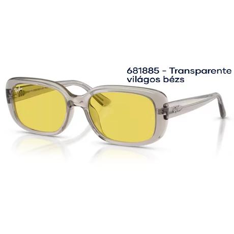 RAY BAN  RB4421D 681885 - Transparente világos bézs NAPSZEMÜVEG