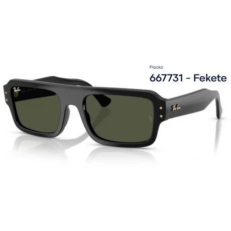 RAY-BAN RB4454 FLACKO 667731 - Fekete NAPSZEMÜVEG