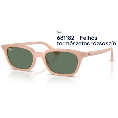 RAY-BAN RB4456 ZAYA 681182 - Felhős természetes rózsaszín napszemüveg RAY-BAN RB4456 ZAYA 681182 - Felhős természetes rózsaszín napszemüveg