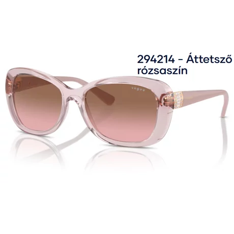 VOGUE VO2943SB 294214 - Áttetsző rózsaszín NAPSZEMÜVEG