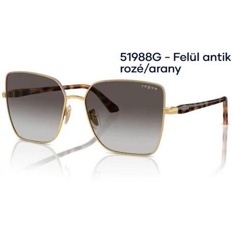 VOGUE VO4199SB 51988G - Felül antik rozé/arany NAPSZEMÜVEG