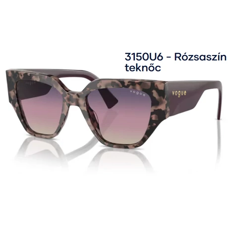 VOGUE VO5409S 3150U6 - Rózsaszín teknőc NAPSZEMÜVEG