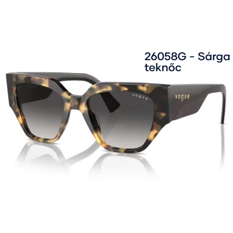 VOGUE VO5409S  26058G - Sárga teknőc NAPSZEMÜVEG 