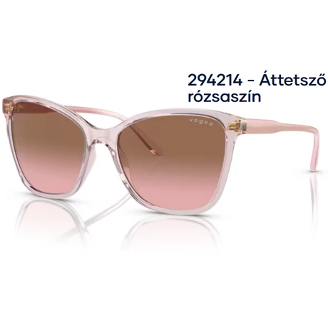 VOGUE VO5520S 294214 - Áttetsző rózsaszín NAPSZEMÜVEG