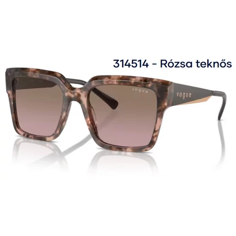 VOGUE VO5553S 314514 - Rózsa teknős NAPSZEMÜVEG