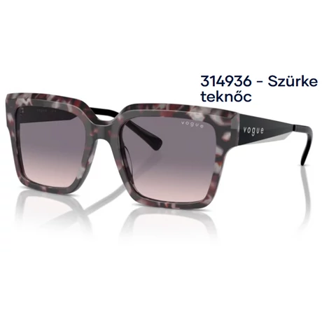 VOGUE VO5553S 314936 - Szürke teknőc NAPSZEMÜVEG