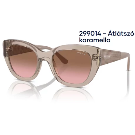 VOGUE VO5567S 299014 - Átlátszó karamella napszemüveg