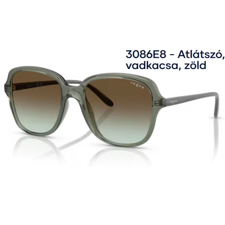 VOGUE VO5601S 3086E8 - Átlátszó, vadkacsa, zöld NAPSZEMÜVEG